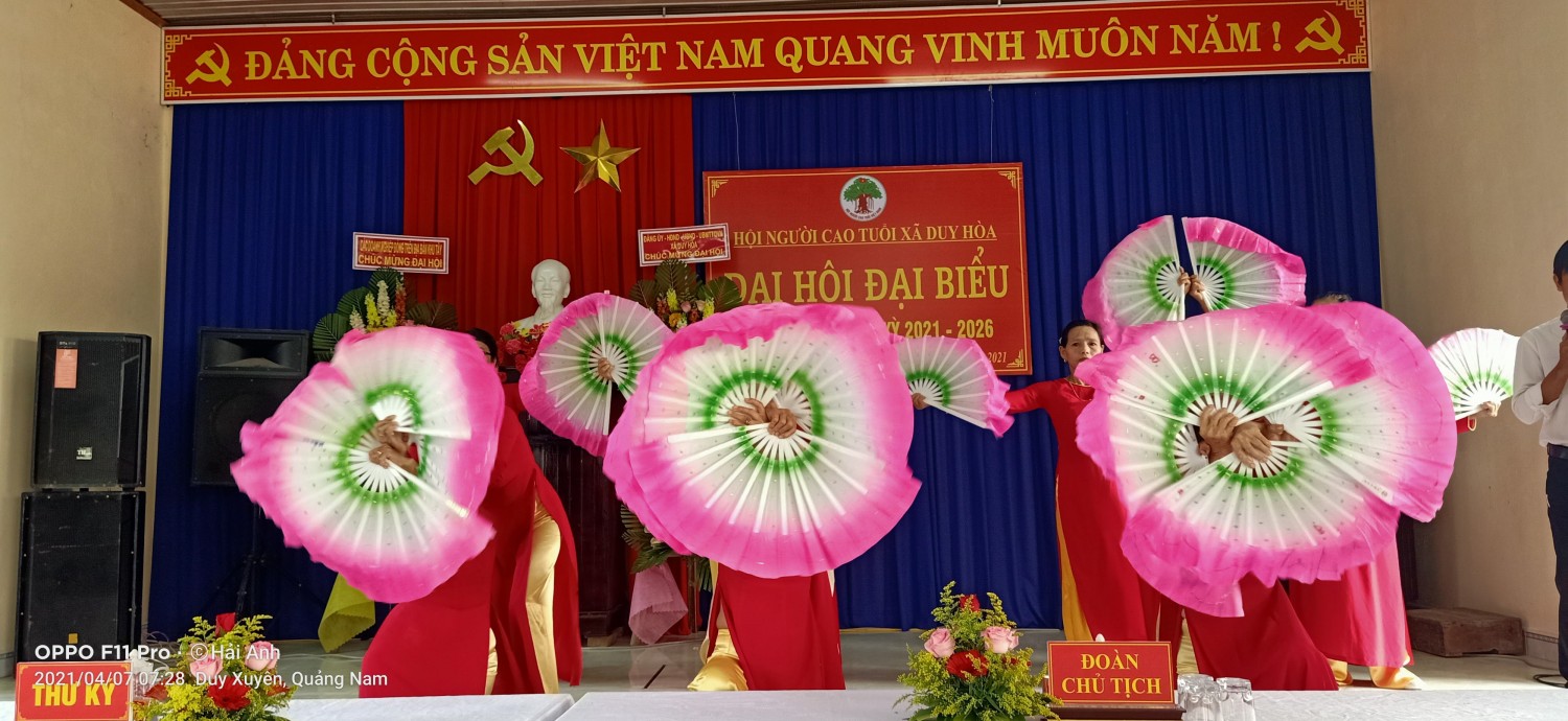 ĐẠI HỘI HỘI NGƯỜI CAO TUỔI XÃ DUY HÒA LẦN THỨ IV NHIỆM KỲ (2021 – 2026)